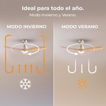Deckenventilator Cecotec EnergySilence Aero 5295 GoldWhite Ø 132 cm Weiß Gold 18 W 35 W