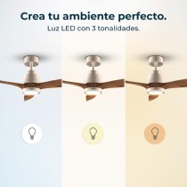 Ventilateur de Plafond Cecotec EnergySilence Aero 5295 Ø 132 cm Noir Doré 18 W 35 W