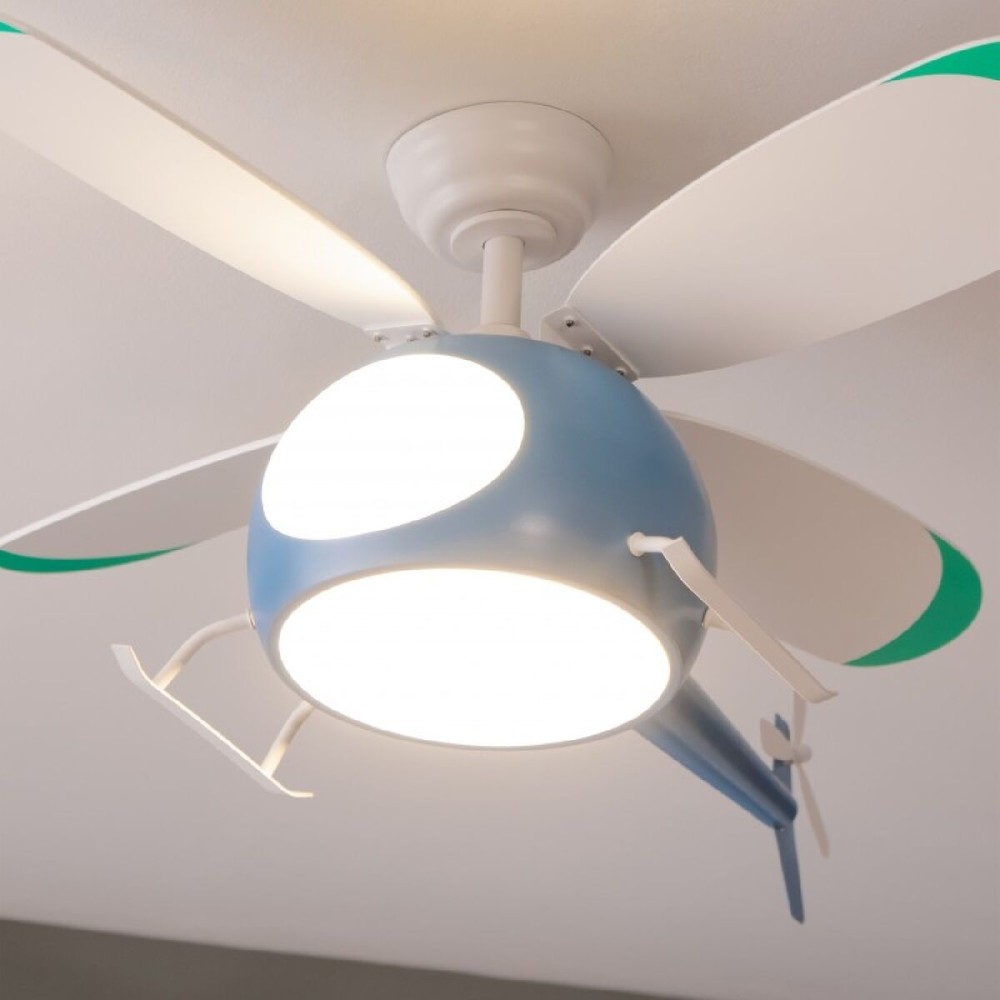 Ceiling Fan with Light Cecotec EnergySilence Aero 4600 Helicopter Blue 35 W 32 W Helicopter