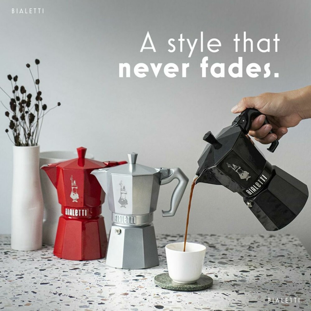 Cafetière Italienne Bialetti MOKA EXCLUSIVE Rouge Aluminium 6 Tasses
