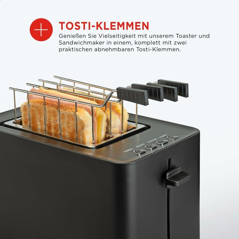 Toaster Bourgini 140402 Schwarz