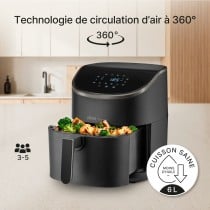 Heißluftfritteuse UFESA SPARROW Schwarz 6 L