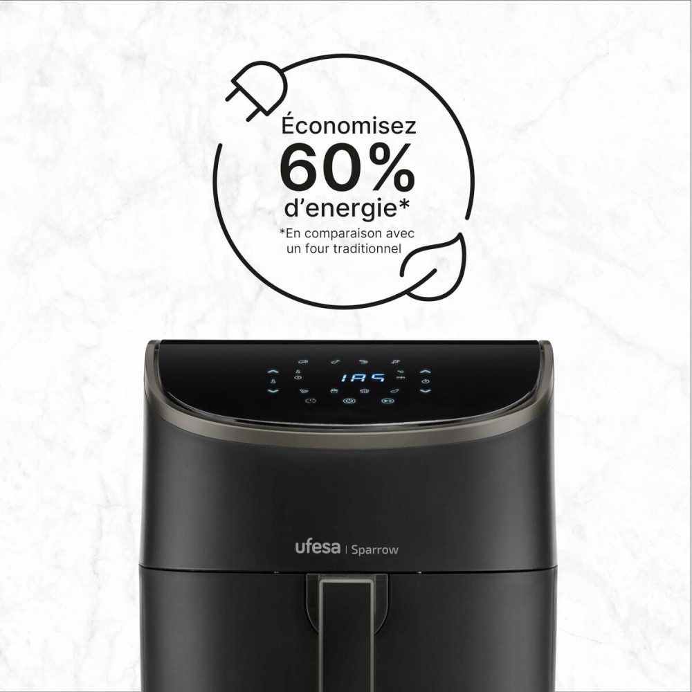 Air Fryer UFESA SPARROW Black 6 L