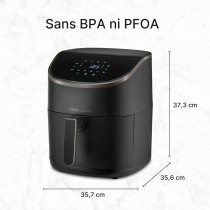 Heißluftfritteuse UFESA SPARROW Schwarz 6 L