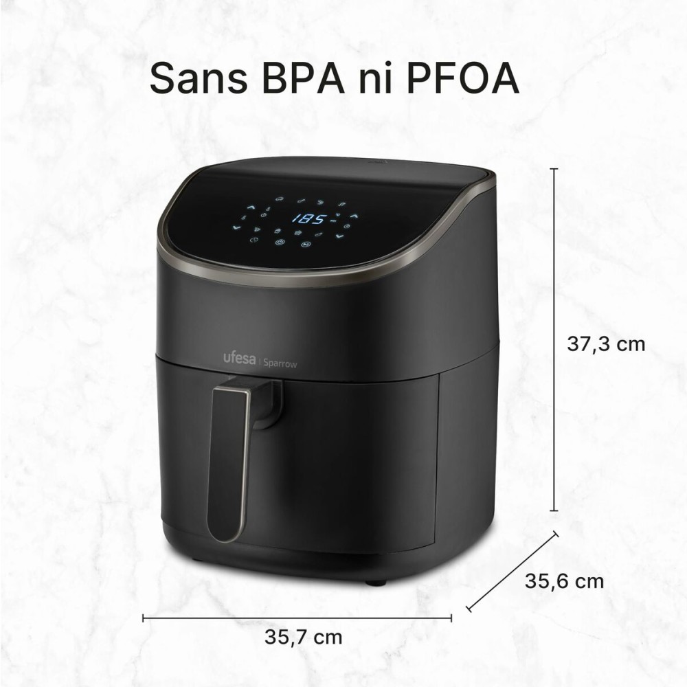 Heißluftfritteuse UFESA SPARROW Schwarz 6 L