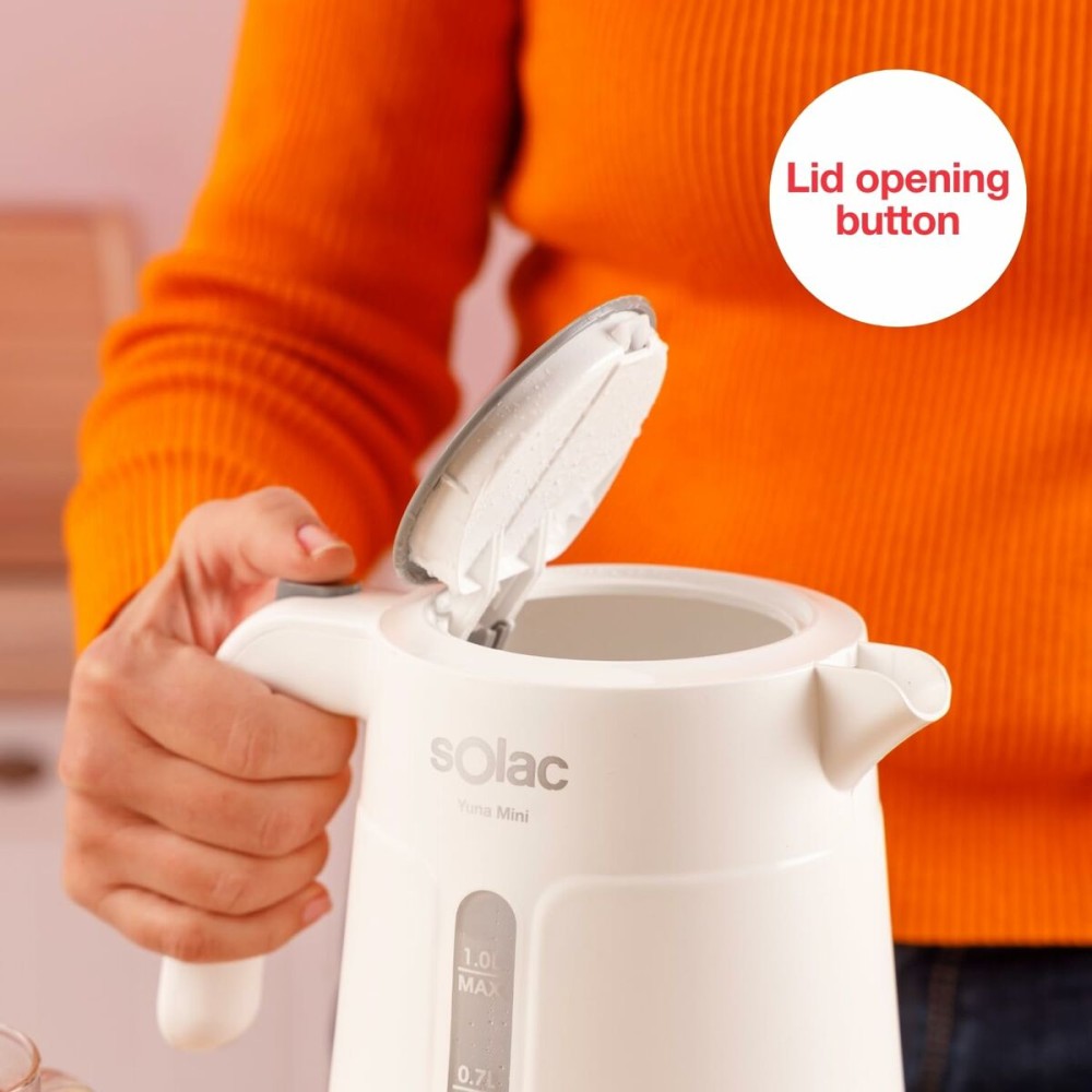 Kettle Solac KT5852 Stainless steel Plastic 2200 W 1 L