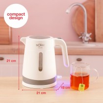 Kettle Solac KT5852 Stainless steel Plastic 2200 W 1 L