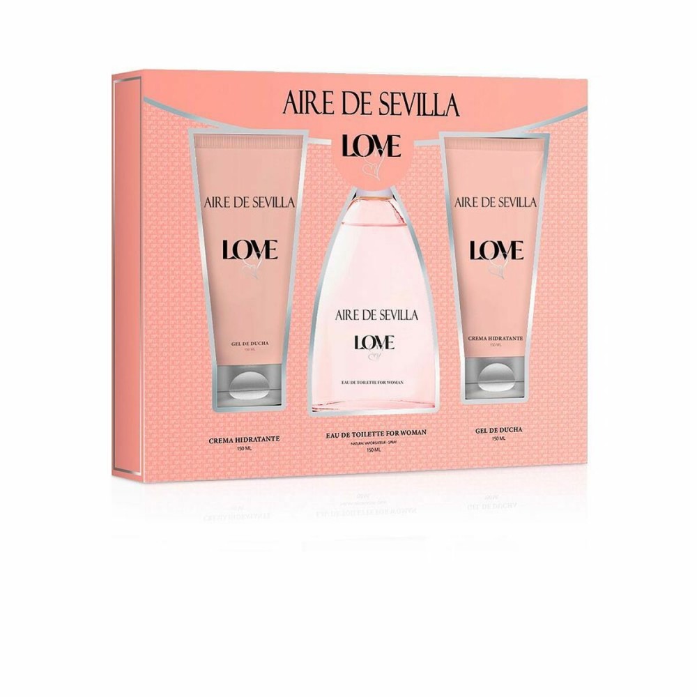 Set de Parfum Femme Aire de Sevilla Love 3 Pièces