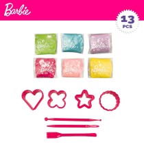 Jeu Créatif de Pâte à modeler Barbie Fashion Sac à dos 14 Pièces 600 g