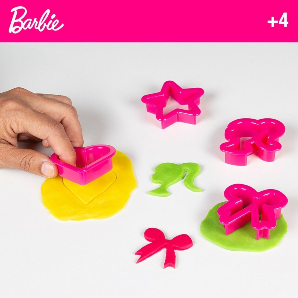 Jeu Créatif de Pâte à modeler Barbie Fashion Sac 8 Pièces 300 g