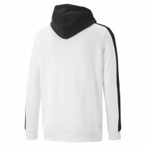 Herren Sweater mit Kapuze Puma Block X Tape  Weiß Schwarz