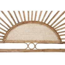 Headboard DKD Home Decor Natural Sunflower Wood Rattan 178 x 4 x 90 cm 178 x 4 x 127 cm