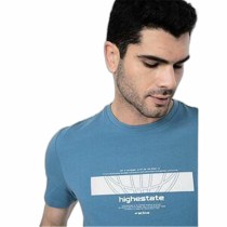 Herren Kurzarm-T-Shirt 4F M304 Blau Indigo