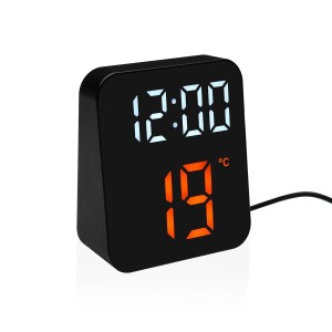 Wecker Versa Weiß Schwarz