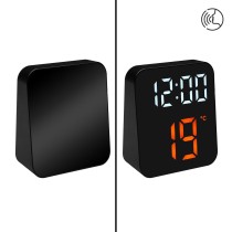 Wecker Versa Weiß Schwarz