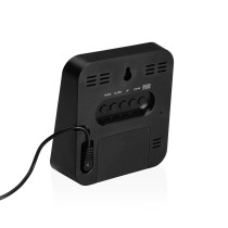 Alarm Clock Versa White Black