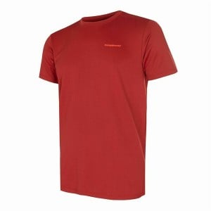 Herren Kurzarm-T-Shirt Trangoworld Ovre Rot