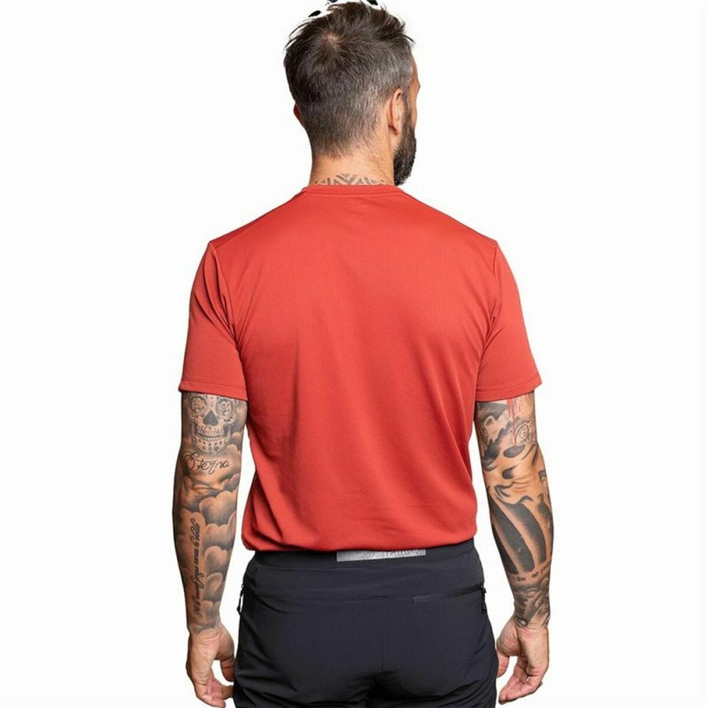 T-shirt à manches courtes homme Trangoworld Ovre Rouge