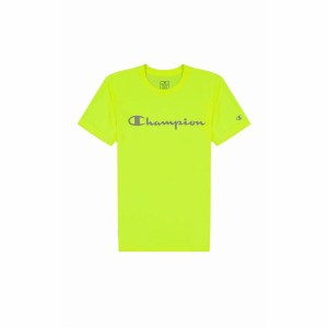 Herren Kurzarm-T-Shirt Champion Crewneck Zitronengrün