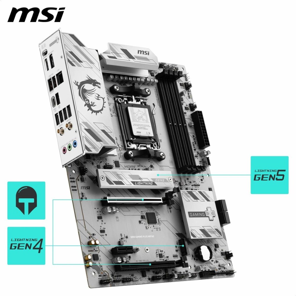 Carte Mère MSI 911-7E80-001 AMD B850 AMD AM5