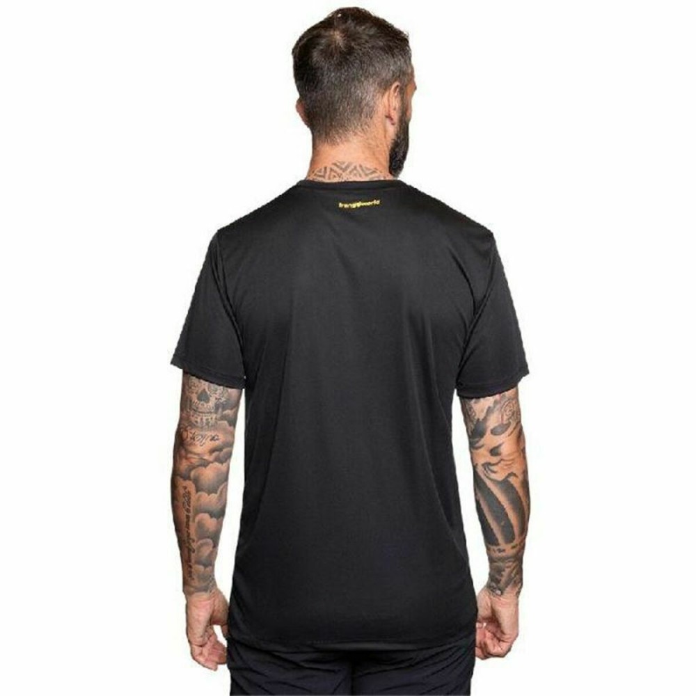 Herren Kurzarm-T-Shirt Trangoworld Loiba Schwarz