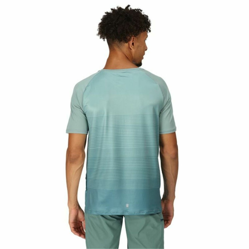 Herren Kurzarm-T-Shirt Regatta Pinmor Aquamarin