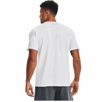 Herren Kurzarm-T-Shirt Under Armour Team issue Wordmark Weiß