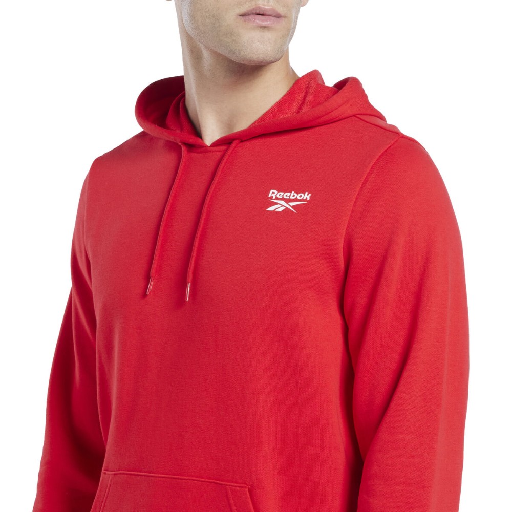 Sweat à capuche homme Reebok RI FT LEFT CHEST OT HA9276 Rouge