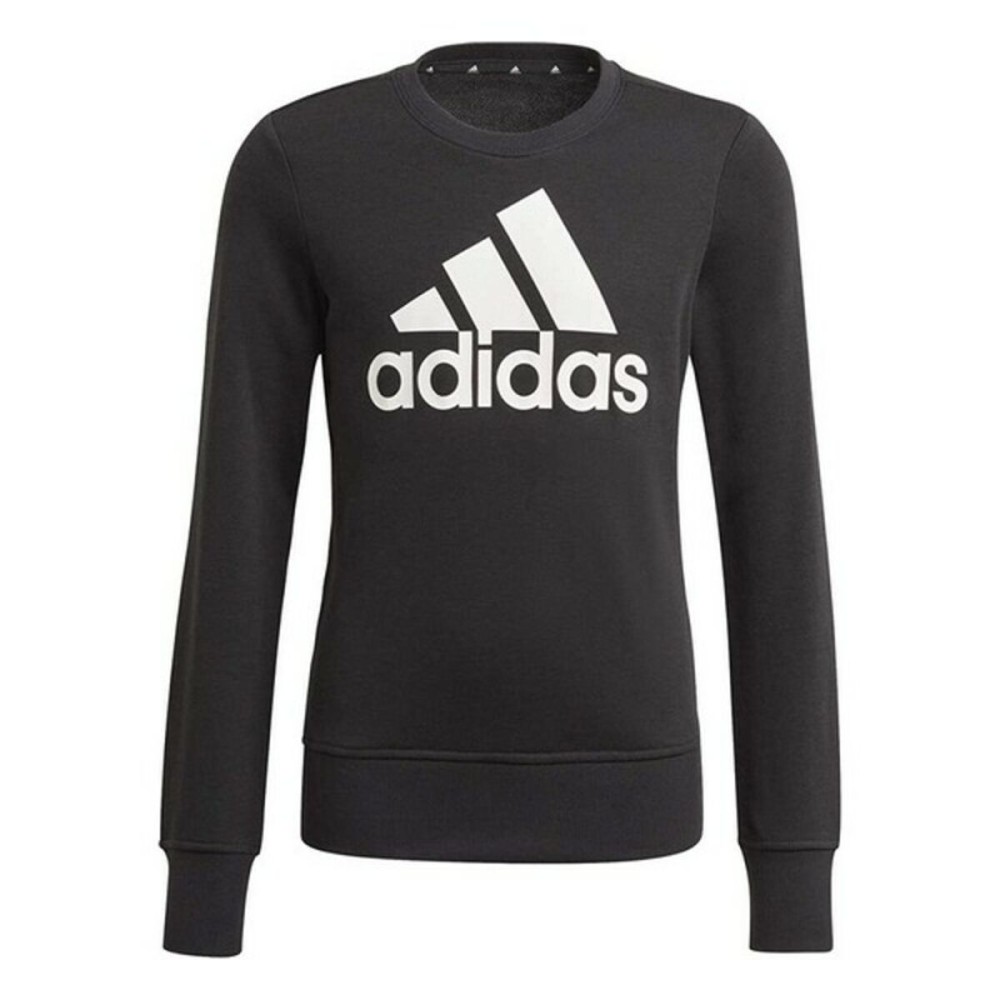 Sweatshirt ohne Kapuze für Mädchen G BL SWT Adidas GP0040 Schwarz