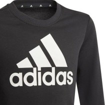 Sweatshirt ohne Kapuze für Mädchen G BL SWT Adidas GP0040 Schwarz