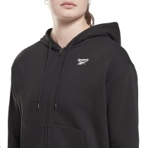 Sweat à capuche et fermeture éclair femme Reebok RI SL FRENCH TERRY H54754 Noir