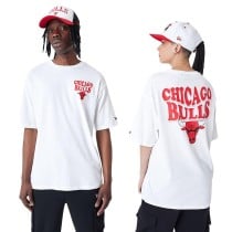 Herren Kurzarm-T-Shirt New Era SCRIPT OS TEE CHIBUL 60435518 Weiß