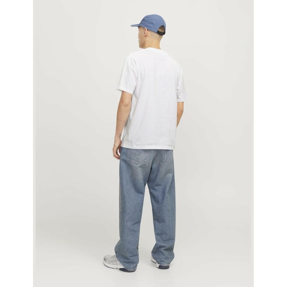 Herren Kurzarm-T-Shirt Jack & Jones JCOTARMAC CAMO FRONT TEE 12273239 Weiß