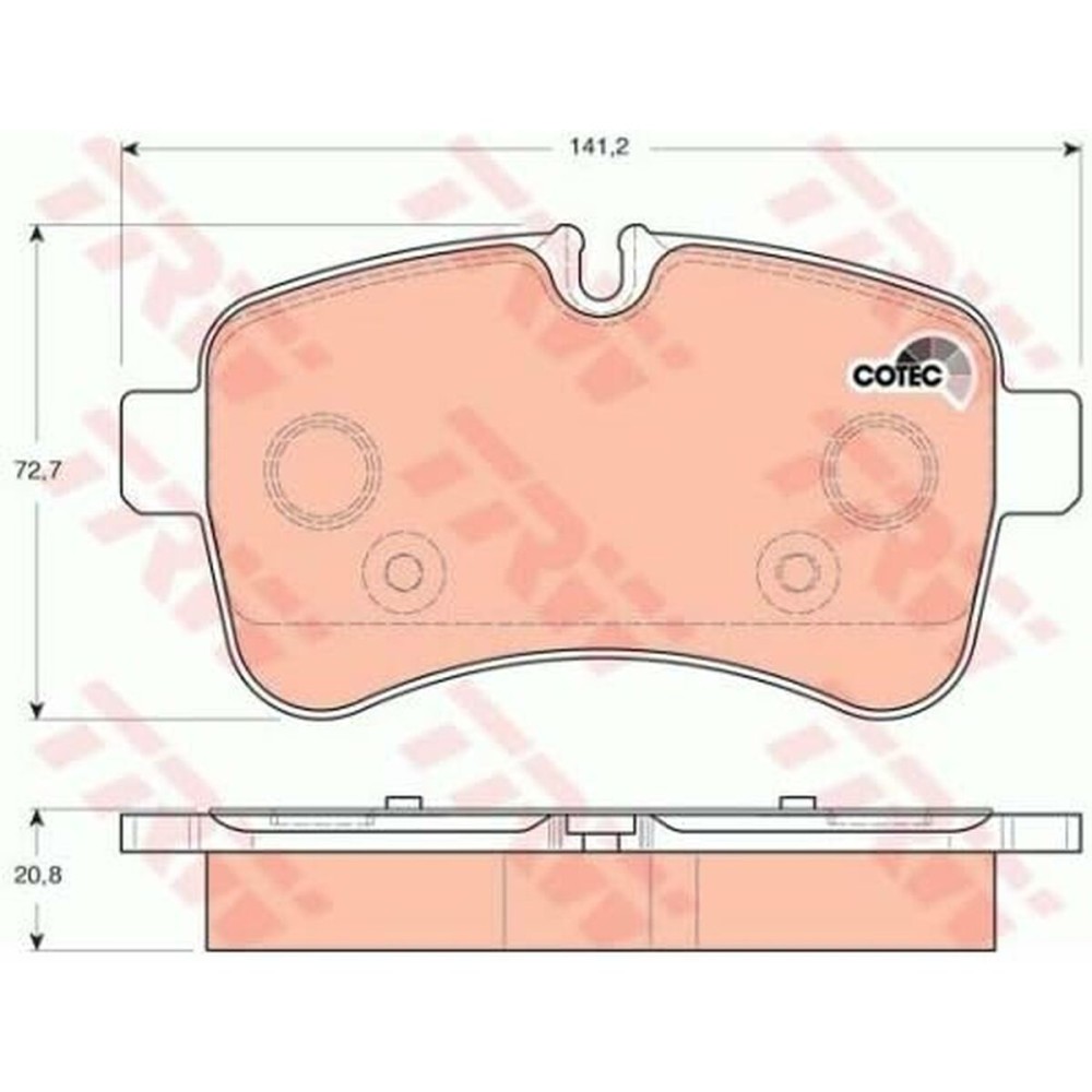 Brake pads TRW GDB1748 (Refurbished A)