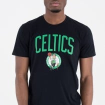Herren Kurzarm-T-Shirt New Era NOS NBA BOSCEL 60505459 Schwarz