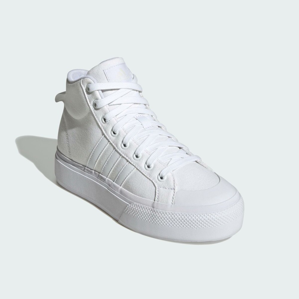 Casual Damenturnschuh Adidas BRAVADA 2.0 MID PLATFORM Weiß