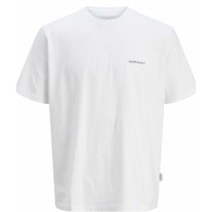 Herren Kurzarm-T-Shirt Jack & Jones JORSPLIT BACK TEE 12272996 Weiß