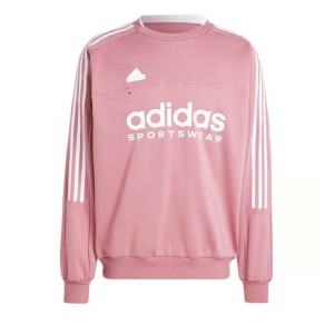Herren Sweater ohne Kapuze Adidas TIRO FLEECE CREW IW5942 Rosa