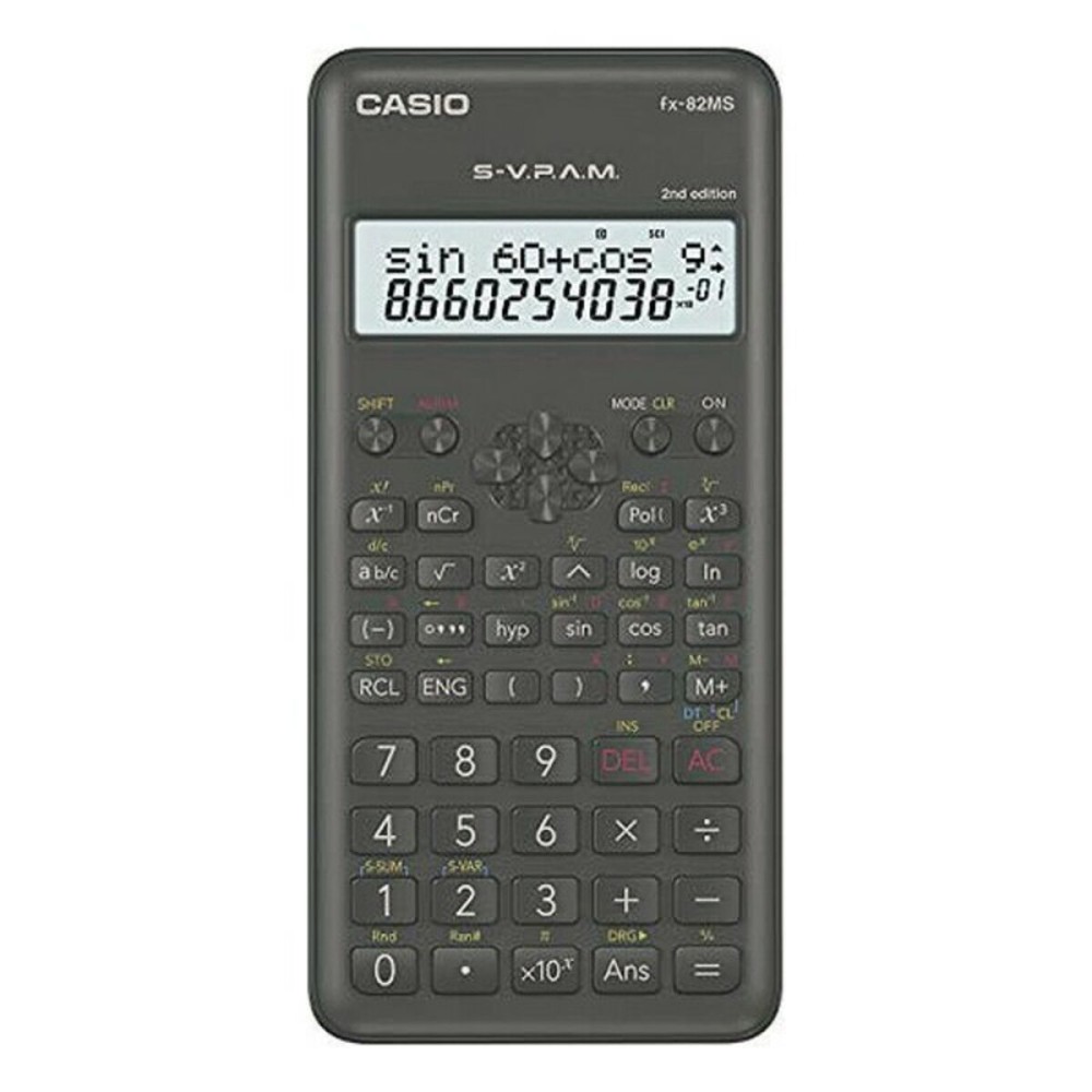 Scientific Calculator Casio FX-82 MS2 Black Dark grey Plastic