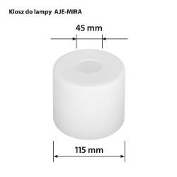 Lampe Activejet Pantalla para la lámpara Mira Blanc (1 Pièce)