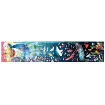 Puzzle Hape 150 x 30 cm 200 Stücke Marineblau