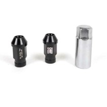 Set Nuts OMP 7075 40 mm M12 x 1,50 20 uds Black