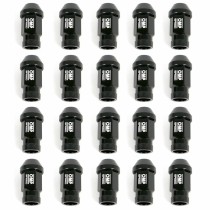 Set Nuts OMP 7075 40 mm M12 x 1,50 20 uds Black