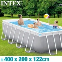 Schwimmbad Abnehmbar Intex 400 x 122 x 400 cm 400 x 200 x 122 cm