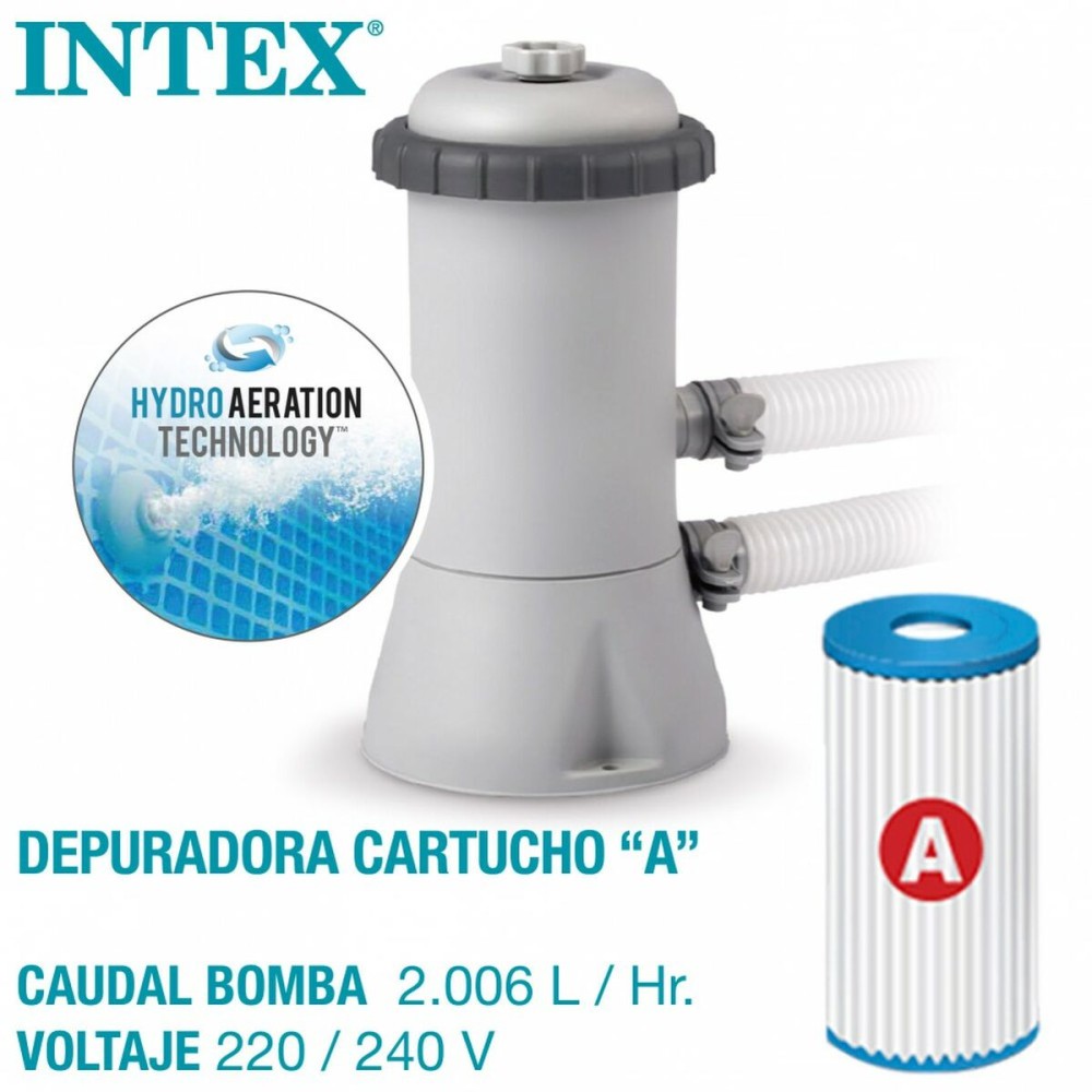 Removable pool Intex 400 x 122 x 400 cm 400 x 200 x 122 cm