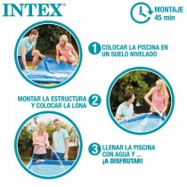 Removable pool Intex 400 x 122 x 400 cm 400 x 200 x 122 cm
