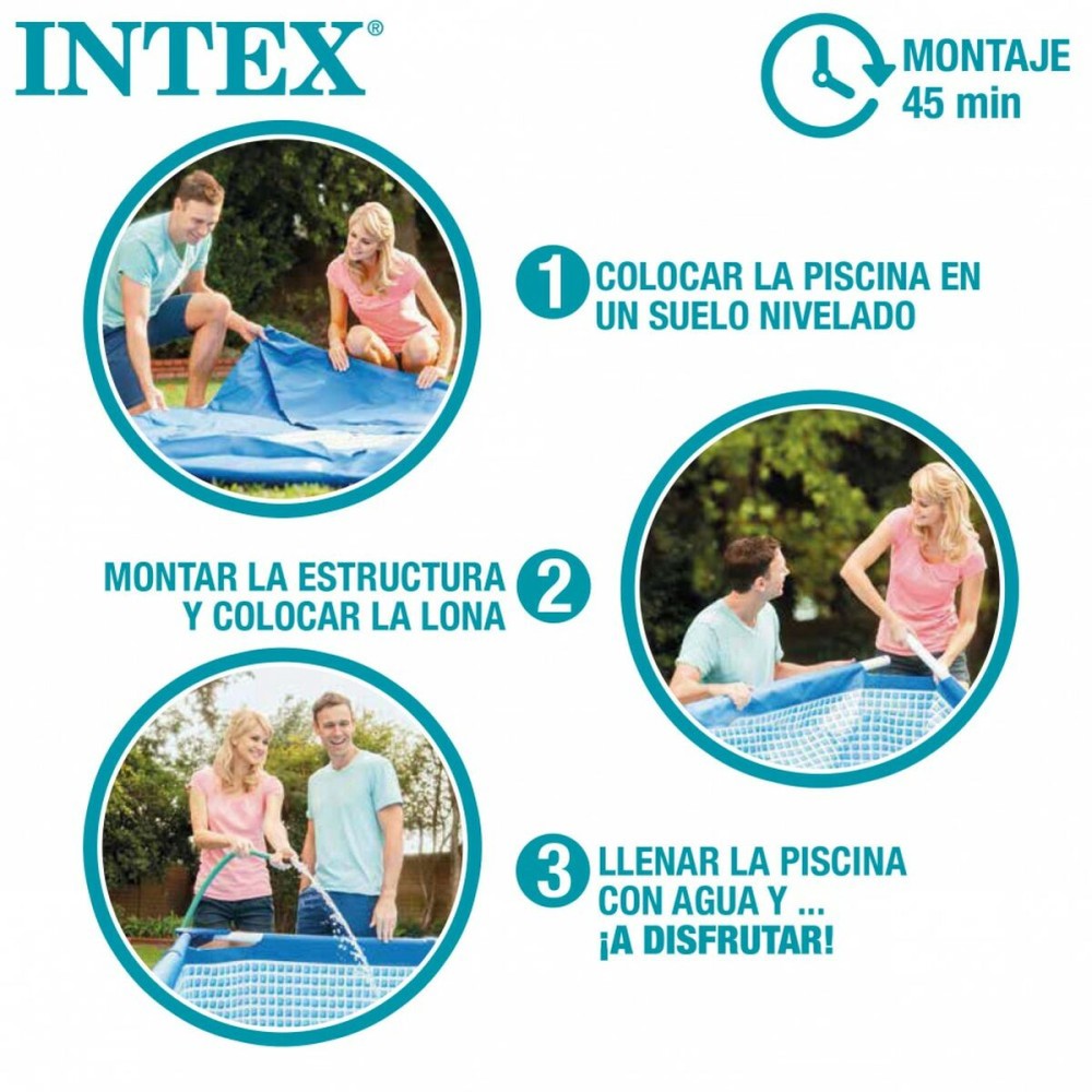 Removable pool Intex 400 x 122 x 400 cm 400 x 200 x 122 cm