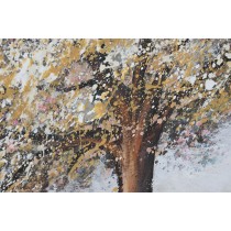 Painting Home ESPRIT White Golden Tree Traditional 182 x 3,8 x 80 cm