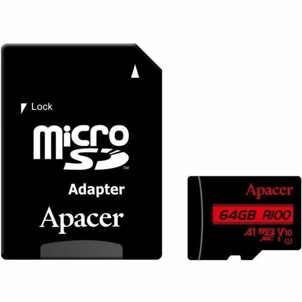 Mikro SD Speicherkarte mit Adapter Apacer XC UHS 1 64 GB
