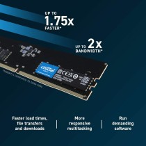 Mémoire RAM Crucial CT8G56C46U5 8 GB DDR5 SDRAM DDR5 5600 MHz